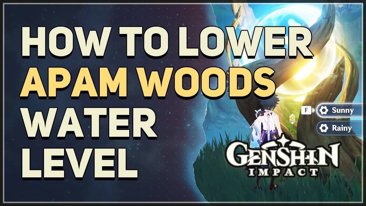 How to Lower Water Level in Apam Woods Genshin Impact Hiijo