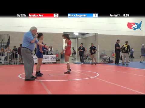 FILA Junior 63 kg / 138.75 lbs. - Jessica Kee vs. Olivia Seppinni