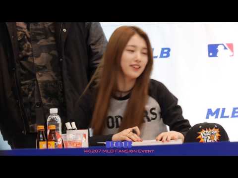 [Fancam] 140207 Suzy - MLB Fansign Event