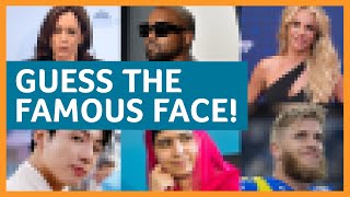 GUESS THE FAMOUS FACE! - Can you guess the pixelated celeb?