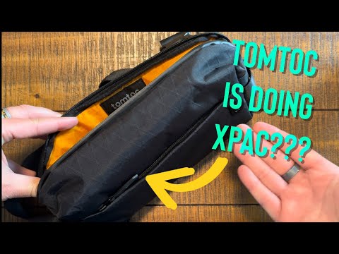TomToc Compact EDC Sling 8” XPAC Version!  Walkthrough and Comparison
