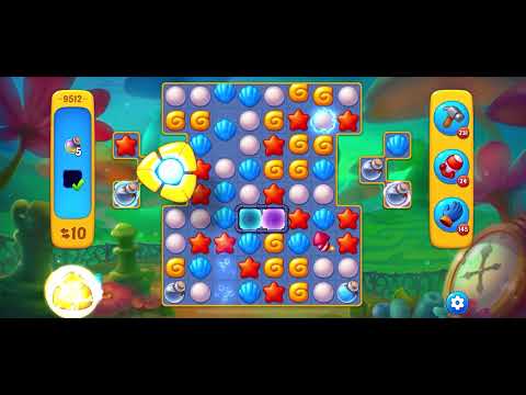 Fishdom level 9512 no boosters フィッシュダム ノーマル