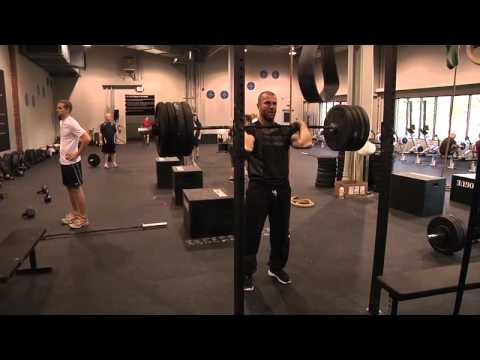 CrossFit - Mikko Salo Does Push Press WOD at Reebok CrossFit One