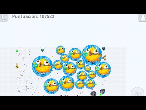 Agar.io Mobile - "NEW HIGH SCORE 107K" + Mini Uncut | DoubleCleanSplit