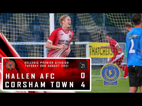 Hallen AFC 0 V 4 Corsham Town FC - Hellenic Premier Match Highlights