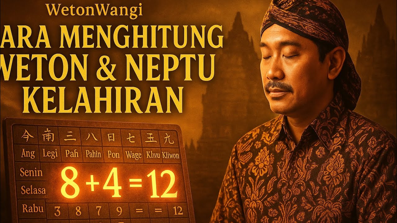 Cara Menghitung Weton & Neptu Kelahiran | Rahasia Watak & Jodoh Jawa