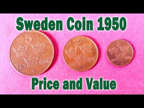 Sweden Coin 1950 Price and Value @CoinsandCurrency