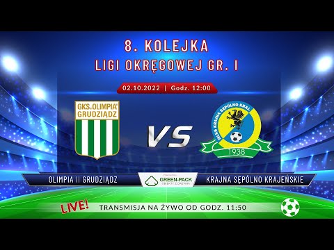 Olimpia II Grudziądz - Krajna Sępólno Krajeńskie. 02-10-2022.