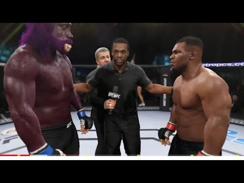 Mike Tyson vs. Purple Bigfoot - EA Sports UFC 2