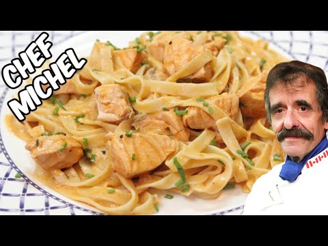 Recette tagliatelles au saumon