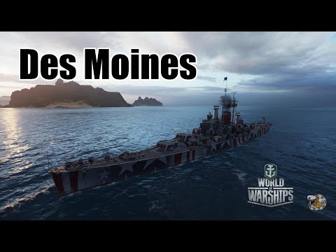 World of Warships: Des Moines Sinks 8