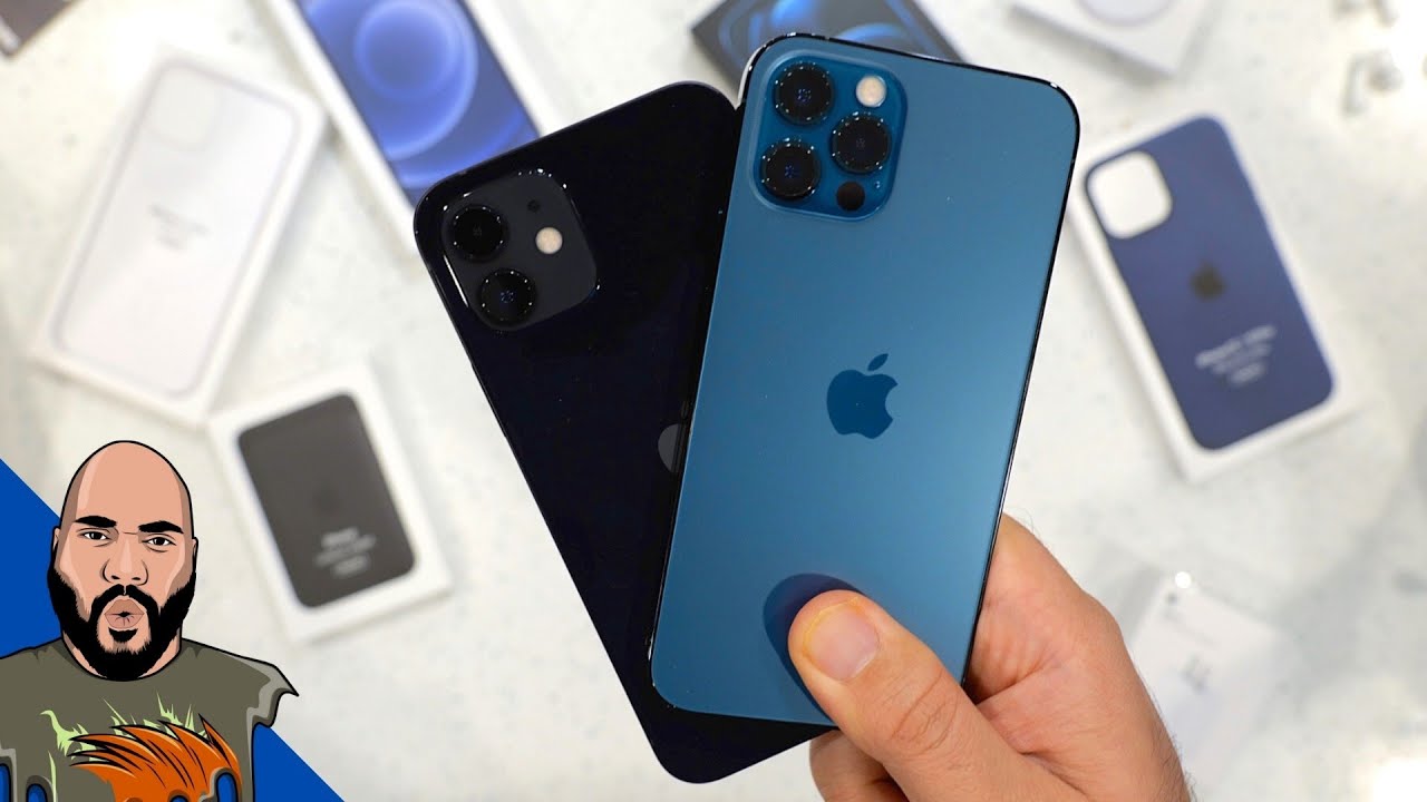 iPhone 12 Pro vs iPhone 12 Unboxing + MagSafe Accessories!