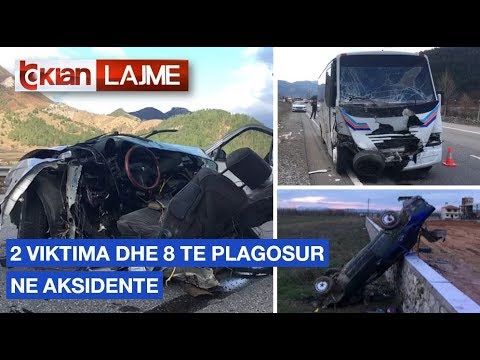 2 viktima dhe 8 te plagosur ne aksidente