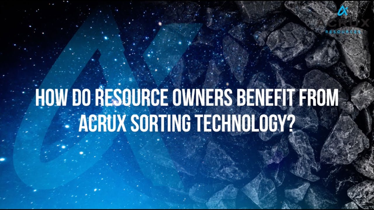 How do resource owners benefit from Acrux Sorting Technology