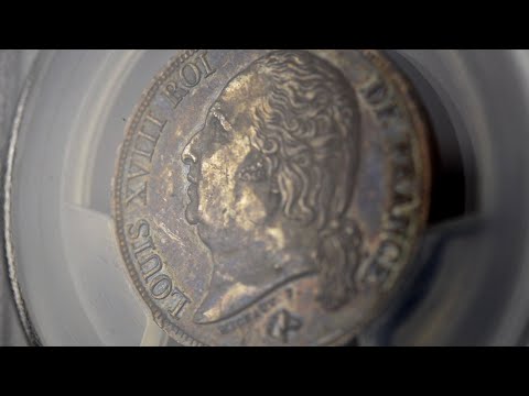 Moneta, Francia, Louis XVIII, Louis XVIII, 2 Francs, 1819, Paris, PCGS, AU58