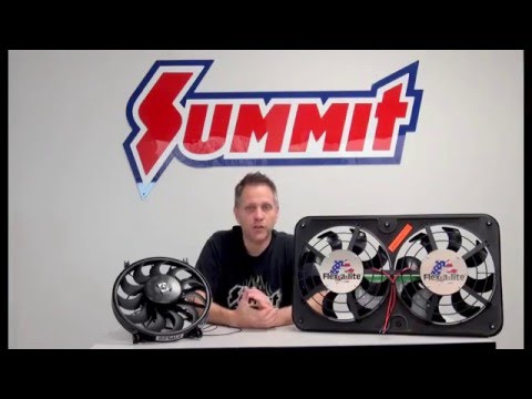 Pusher Fans, Puller Fans, or Reversible Electric Fans - Summit Racing Quick Flicks