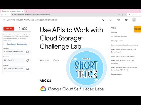 Use APIs to Work with Cloud Storage: Challenge Lab || #qwiklabs || #ARC125 ||  [With Explanation🗣️]