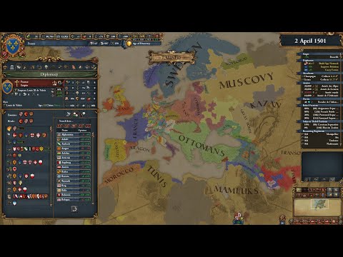 [EU4] 1501: A new Game Start for One-Faith, One Culture, One Tag (France)  [Hard/Ironman][1.34]
