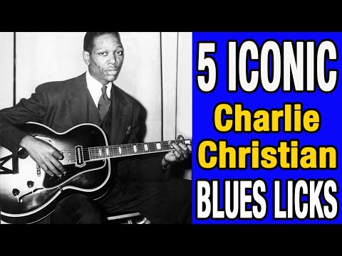 Charlie Christian | Five Blues Licks | guitar lesson