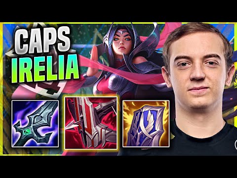 CAPS IS A MONSTER WITH IRELIA MID! - G2 Caps Plays Irelia MID vs Ziggs! | Season 11