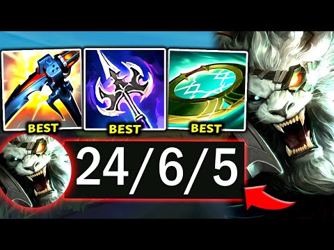 RENGAR TOP IS A 1V5 MONSTER IN SEASON 16! (#1 NEW 1V5 BUILD) - 2026 Rengar TOP Gameplay Guide