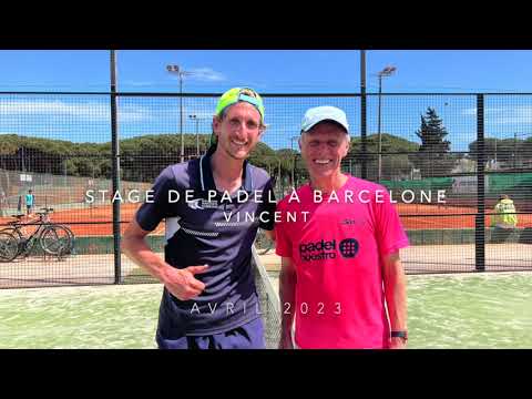 Vincent – Stage de Padel à Barcelone