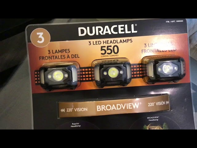 Duracell LED Headlamps in Other in Calgary