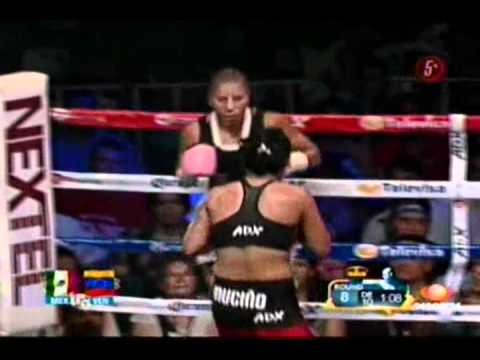 Arely "Ametralladora" Muciño Vs Carolina "La Fiera" Alvarez Round 8