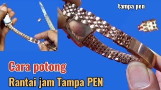 Download lagu How to Cut or Shrink a Watch Chain Without a Pin mp3
