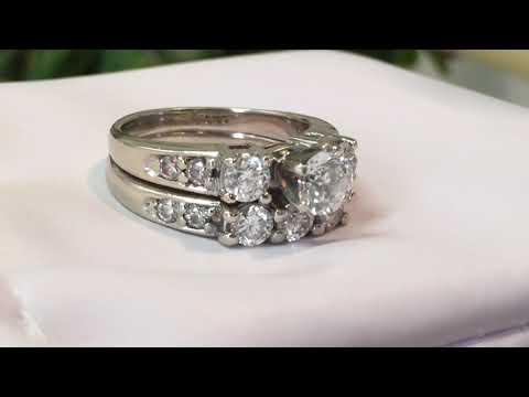 Gorgeous! 2 Carats Bridal Set Diamond Ring