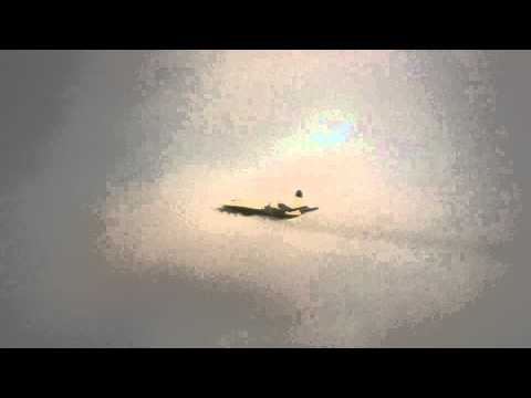 Electra L188 G-LOFE departs Baginton.AVI