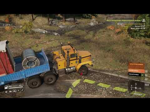 SnowRunner - Прохождение миссии ( Восстановление водонапорной вышки 1 ). Season 9: Renew & Rebuild