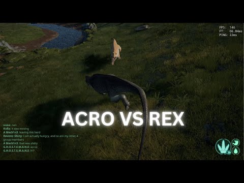 Acro vs Toxic Rex! - The Isle (New Beginnings)