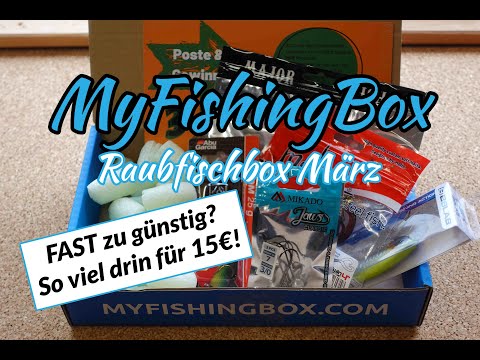 Die MyFishingBox Raubfisch Box März im Review! So kann es gerne weiter gehen....