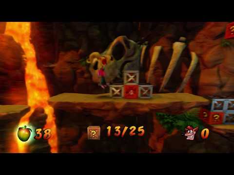 Crash Bandicoot 3: Warped - Dino Might: Obtain all of the Crates via Gold Gem Path
