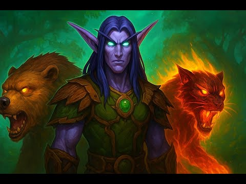 🐾 Feral Druid PvP Action – 2v2 Arena Highlights (2.6k XP) | World of Warcraft: The War Within