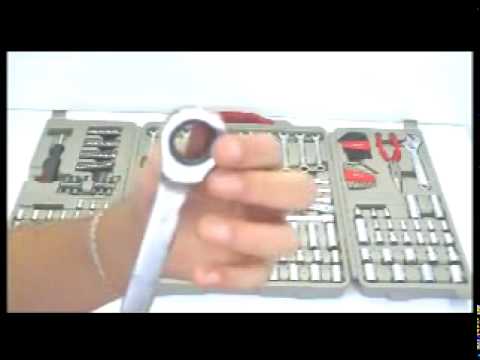 Kit de Ferramentas com 195 Peças - Video