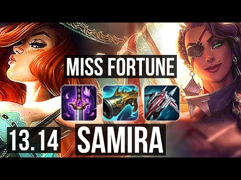 MISS FORTUNE & Zyra vs SAMIRA & Rakan (ADC) | Legendary, 1100+ games, 18/4/9 | EUW Master | 13.14
