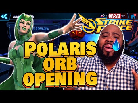 Polaris Orb Opening - Red Stars - Initial Thoughts and Mid-game Testing - Marvel Strike Force - MSF