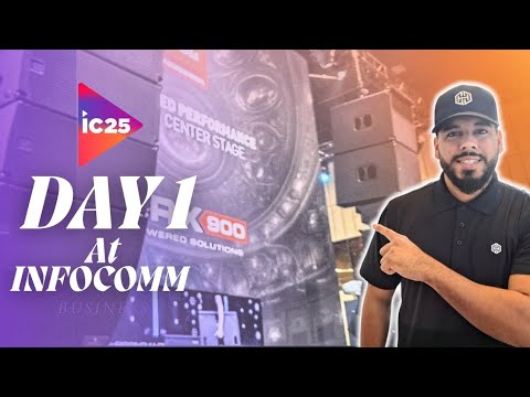 InfoComm 2025 Day 1: Amazing New Speaker Demos & Pro Audio Highlights!