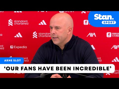 'They did what you'd hope they'd do in memory of him' 🥹 Arne Slot on Diogo Jota tributes at Anfield