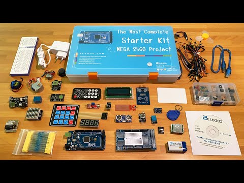 Elegoo MEGA 2560 R3 Complete Starter KIT Unboxing & Test