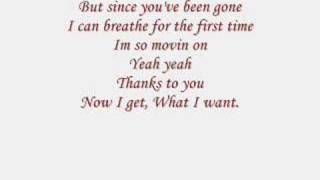 Kelly Clarkson: Since You Been Gone (lyrics)