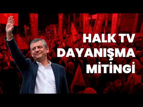 Halk TV için dayanışma mitingi: Gerçeklerin halkla buluşmasını engelleyemeyecekler