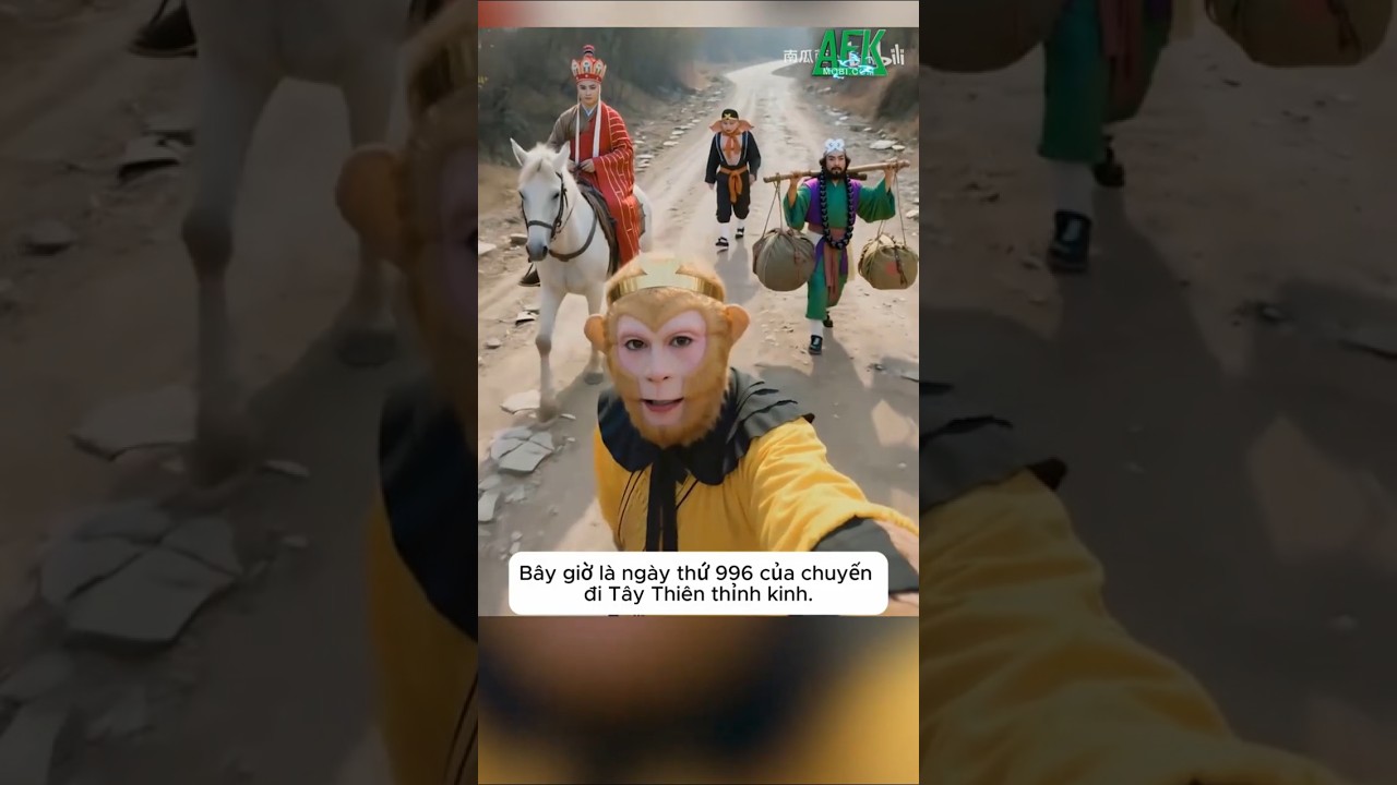 Tôn Ngộ Không livestream quá trình đi thỉnh kinh Tây Du Ký và cái kết