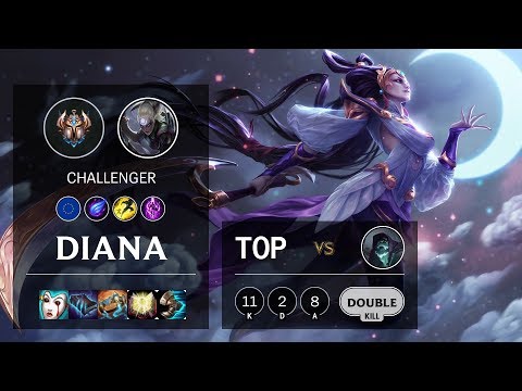 Diana Top vs Yorick - EUNE Challenger Patch 10.9