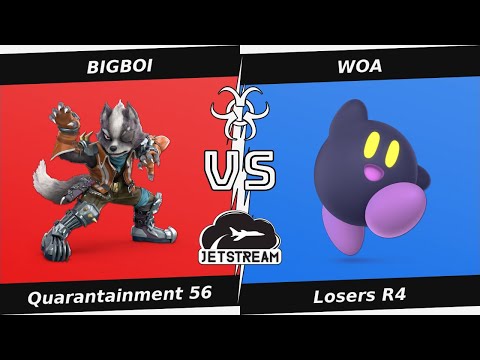 Quarantainment 56 Losers R4 - BIGBOI (Wolf) Vs WOA (Kirby) - SSBU