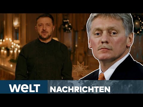 PUTINS KRIEG: „Möge er sterben!“ – Kreml keift nach Selenskyjs Weihnachtsansprache zurück! | LIVE