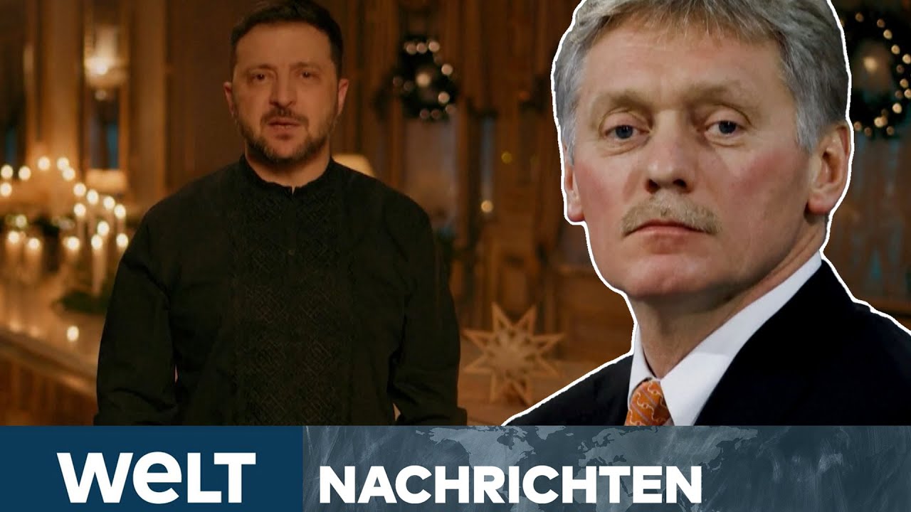 PUTINS KRIEG: „Möge er sterben!“ – Kreml keift nach Selenskyjs Weihnachtsansprache zurück! | LIVE