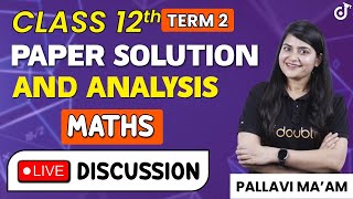 Class 12 Maths Paper Solution 2022 | Class 12 Term 2 Maths | Maths Paper Solution 2022 Term 2